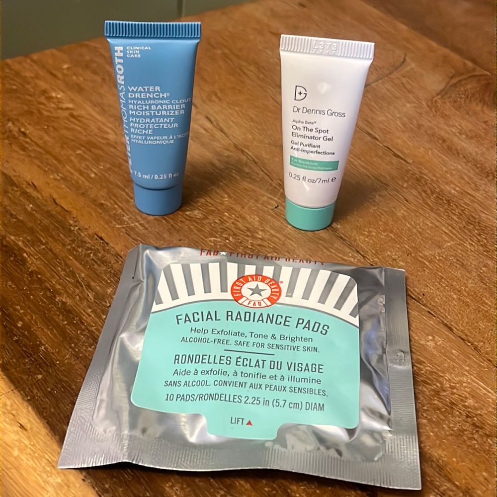 First Aid Beauty/ Dennis Gross/ Peter Thomas Roth
